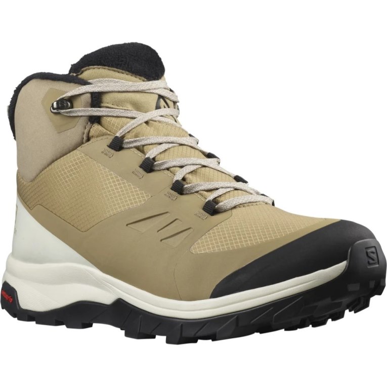 Botas de Inverno Salomon Outsnap CSWP Masculino Verde Oliva | PT F48625